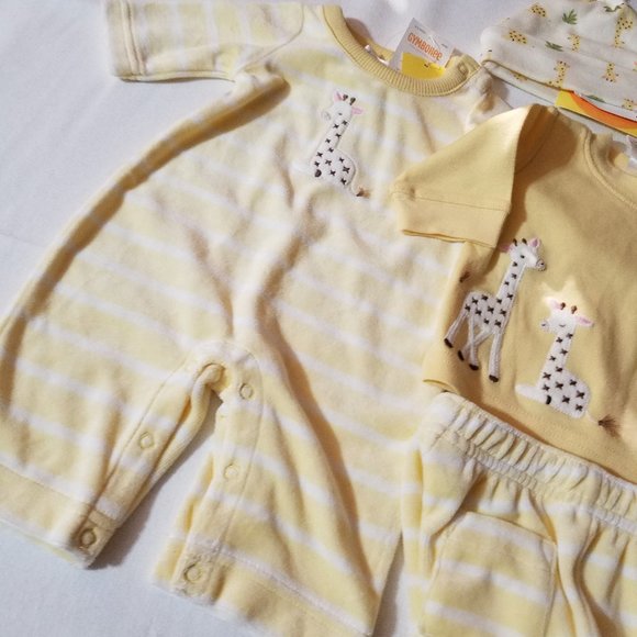 Gymboree In The Jungle up to 7 lbs. lot Romper Pants Shirt Hat Bodysuit Set NWT - Picture 5 of 5